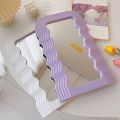 Makeup Mirror Irregular Decorative Mirrors Bedroom Desktop Aesthetic Dormitory Cosmetic Mirror Room Decor Valentines Day Gift 거울. 