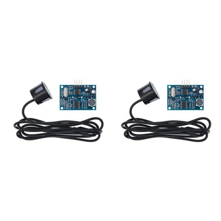 2 Set JSN-SR04T Integrated Ultrasonic Distance Measuring Transducer Sensor Waterproof for Arduino Raspberry Pi