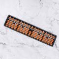 17 Digit Rods Wooden Abacus Chinese Japanese Calculator Counting Tool Montessori Toy Professional 17 Column Math Abacus for Kids. 