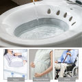 Sitz Bath for Toilet Collapsible Seat Sitz Foldable Squat Free Sitz Bath Folding Sitz Reusable Toilet Sitz Bath Tub Hip Basin for Patient Elderly Postpartum Care Wounds Hemorrhoids Pregnant Woman Perineal Care. 