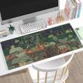 Cross-border large mouse pad, national tide style computer desk mat, lock edge, anti-slip game keyboard pad, one piece delivery.