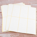 Blank Handwriting Can Paste Name Number Stickers, Sticker Labels, Self-Adhesive Labels, White, Small Easy to Use. 