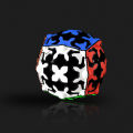 【Yurui】GC Qiyi Gear 3x3 Cube Profeional Pyramid Cylinder Puzzle Cube For Children Birthday Gift. 