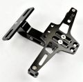 CNC Billet Alumuniam Motorcycle Adjustment Angle License Plate Holder. 