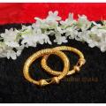 Bridal Gold Plated Finish Bangles (Ruli) Manufacturer From Mumbai- 2 Pcs.