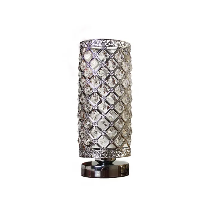 Decorate%20Your%20Life%20NEW%20Crystal%20Table%20Lamp%20Bedroom%20lights%20Bedside%20lamp%20Creative%20table%20lamp#Silver%20-%20Image%202