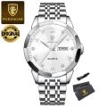 POEDAGAR 810 Luxury Men's Wrist Watch Premium Quality Full Waterproof Automatic Day and Date Attractive Design Stylish Formal Watch. 