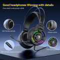 T-WOLF Thunderwolf H140 Headset Headset Notebook Luminous Wired 7.1USB Gaming Headset. 