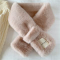 Winter Warm Furry Scarf Cloth Label sezf Super Warm and Western Style Imitation Fur Imitation Rabbit Fur Fake Collar Scarf for Women. 