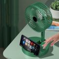Usb Foldable Rechargeable Telescopic Mini Desktop Air Fan 3 In 1 Camping Portable Battery Fan. 