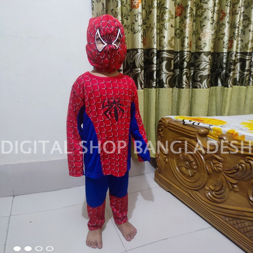 Spiderman%20Dress%20Costume%20Superhero%20Costume%20For%20Kids%20Cartoon%20Fancy%20Dress%20-%20Spiderman%20Dress%20-%20Image%202