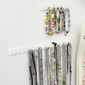 【Limited edition】 9Pcs/Set Adhesive Paste Wall Hanger Storage Jewelry Display Jewelry Hooks Holder Storage Organizer Earring Ring Necklace Hanger Luyo. 