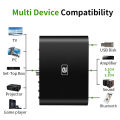 5.1CH Audio Decoder Wireless Bluetooth 5.0 Reciever DAC Audio Adapter Optical Toslink Coaxial AUX USB disk play DTS AC3 FLAC.