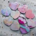 Universal Heart Marble Expanding Stand Finger Grip Phone Holder for IPhone 14 13 Samsung Pocket Socket Bracket Support Telephone. 