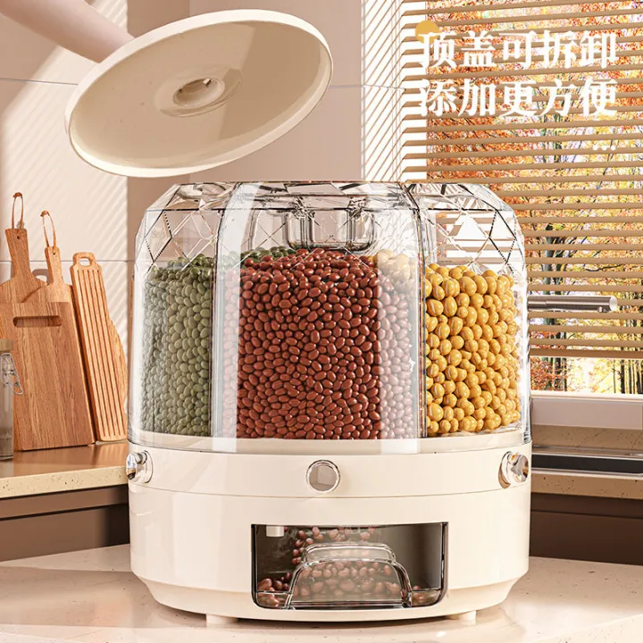 New%20Rice%20Bucket%20Household%20Rotatable%20Sealed%20Insect-Proof%20Moisture-Proof%20Multi-Functional%20Multi-Grid%20Rice%20Noodle%20Storage%20Box%20Rice%20Container%20-%20Image%204