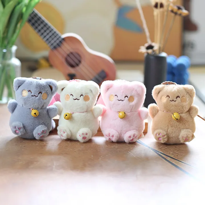 Cute%20Plush%20Maneki%20Neko%20Doll%20Pendant%20Key%20Chain%20Exquisite%20Lucky%20Cat%20Toy%20Fashion%20Women%20Bag%20Pendant%20Car%20Hangings%20Keyring%20Ornament%20-%20Image%202