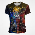 MK Game Mortal Kombat T Shirt For Men Clothing Fashion T-shirts 3D Print Sonya Blade Summer Oversized Streetwear Men Camisetas.