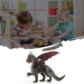 Large Fiery Dragons Figure Toy Set Educational Simulated Dinosaur Model. 