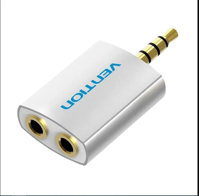 Vention%20BDAW0%204%20Pole%203.5mm%20Male%20to%202*3.5mm%20Female%20Audio%20Splitter%20-%20Image%202