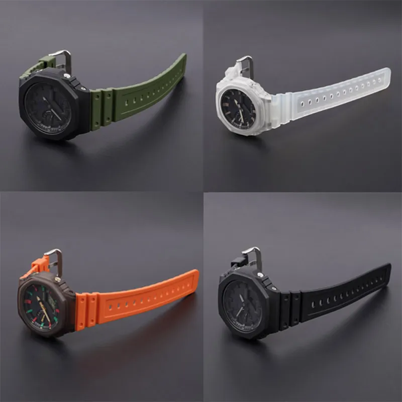 Rubber Strap for Casio G SHOCK GA 2100 DW-5600 Sport Bracelet