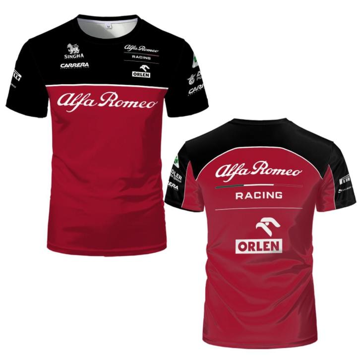 Formula One Alfa Romeo Orlen Merchandise T-shirts 2022 Alfa Romeo
