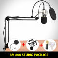 BM800 Condenser Microphone Full Studio Package BM 800 Microphone Studio Mic. 