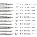 Superior Needle Drafting Pen Professional Fineliner Technical Drawing Pens Pack of 10. 