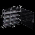 Cars Diecast Storage Acrylic Dustproof Box 1:64 For Hot Wheels Transparent Display Box Car Model Toy Cabinet Rack Conbo. 