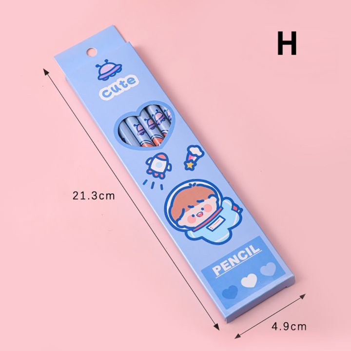 6Pcs/Set%20Cute%20Kawaii%20Cartoon%20Pencil%20HB%20Sketch%20Items%20Drawing%20Stationery%20Student%20School%20Office%20Supplies%20for%20Kids%20Gift%20-%20Image%202