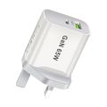 Fast Charger 65W GaN QC3.0 PD Charger Wall Charging Adapter For iphone 13 12 11 Pro Max Type C Cable EU US UK AU Plug For Xiaomi. 