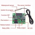 W1209 Incubator Heat Cool Temperature Controller Module|| DC 12V 10A Relay || Three Digit RED LED Tube || Use in Incubator Aquarium Air Condition Heating and Cooling Projects.