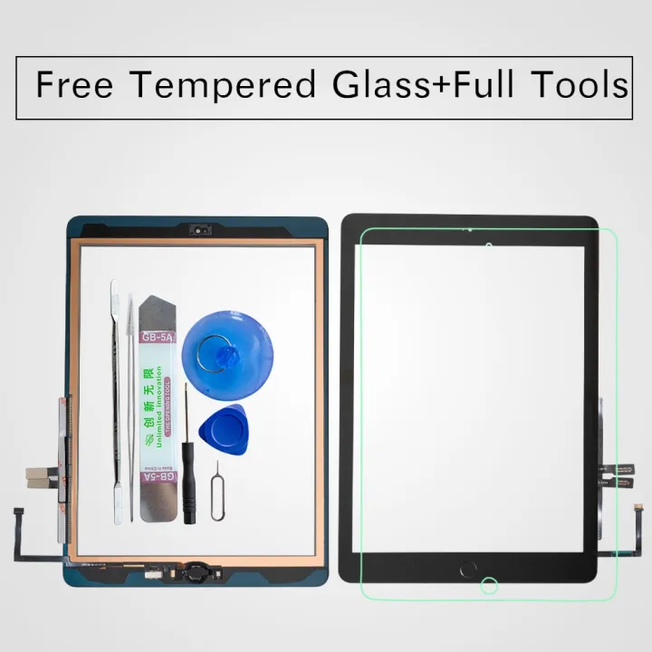 New%20For%20iPad%209.7%20(2018%20Version)%206%206th%20Gen%20A1893%20A1954%20Touch%20Screen%20Digitizer%20Glass%20With%20Home%20Button%20+Tools+Tempered%20Glass%20-%20Image%207