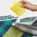 ARELENE 6 PCS Quilting Ruler Square Acrylic Quilting Ruler Fabric Cutting Ruler Transparent Marker Acrylic Ironing Ruler.
