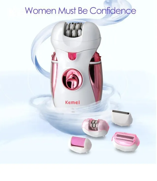 Kemei%20KM-2530%20Rechargeable%20Epilator%20&%20Shaver%204%20in%201%20Beauty%20For%20Women%20-%20Image%207