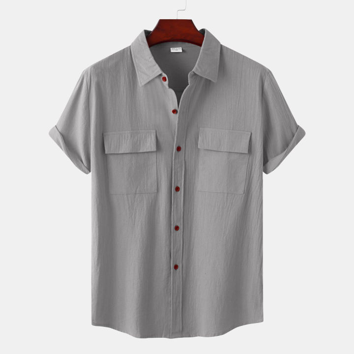 Mens%20Solid%20Cotton%20Linen%20Fashion%20Stripe%20Print%20Casual%20Shirt%20Plus%20Size%20Beach%20Shirt%20-%20Image%208