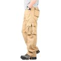 Spring Winter Cargo Pants Men Multicket Straight Mens Trousers Casual Baggy Pants Men Big Size Spodnie Taktyczne.