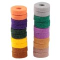 20Pcs Cymbal Stand Felt Washer Pad Replacement Round Soft for Drum Set Cymbals (Random Color ).