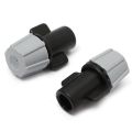 5-Pcs Single Head Mist Fogger (Black And Grey) Garden Irrigation Plastic Micro Sprinkler For Field Crops, Vegetables, Nursery, Garden Irrigation. - Water Gun. 