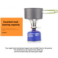 Mini Gas Stove Portable Foldable Aluminum Alloy Gas Furnace Outdoor Picnic Cooking Camping Supplies. 
