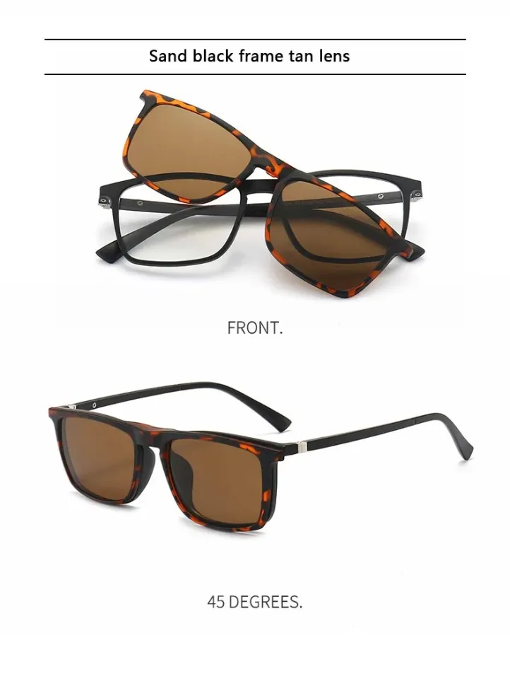 Polarized Sunglasses Men Women In Magnetic Clip On Glasses