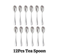 Spoon Set/ Tea spoon Set/ Cutlery Set -Stainless Steel Spoon Set-(12 Pieces-Full Set)(১২পিস চা চামচ). 