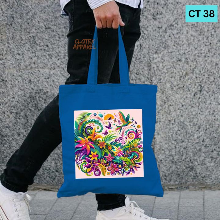 Solid Canvas Casual Tote Shoulder Bag for Women – Eco-Friendly DIY Shopping Bag for Girls