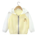 New Children's ice silk hooded sun protection clothing summer boys and girls travel thin coat beach UV protection coat 2-10Y. 