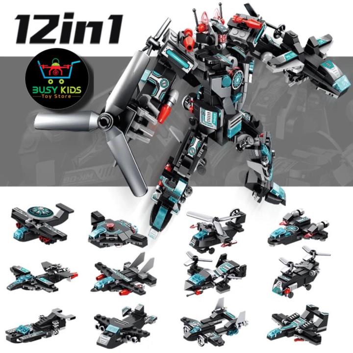 super pioneer robot deformation building block