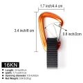 CAMNAL Ascender Webbing Foot Loop Foot Ascender Loop for Outdoor Mountaineering, Rock Climbing,Rescue and Aerial Work. 