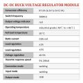 DC-DC Buck Voltage Regulator Module 6-24V 12V/24V to 5V 3A USB Charger Module Buck Converter Regulator. 