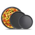 6 7 8 Inch Pizza Plate Round Deep Dish Pizza Pan Tray Carbon Steel Non-stick Mold Baking Tool Baking Mould Pan Pattern. 