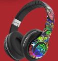Glowing Bluetooth Headphones king kong Graffiti Wireless Earphones With Mic Noise Cancel Headphones HiFi Deep Bass gamer headset. 