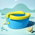 Travel Potty Baby Foldable Portable Toilet Seat, Training Toilet Seat for Boys Girls Toddler, Novelty Yellow Banana Baby Comfy WC Potty Chair Baby Potty Chair.