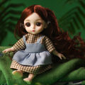 10cm Mini Jointed Doll Girls Movable Jointed Girl Body Retro Style Kawaii Princess BJD Dolls Girls Toys Birthday Gift - Doll - Doll. 